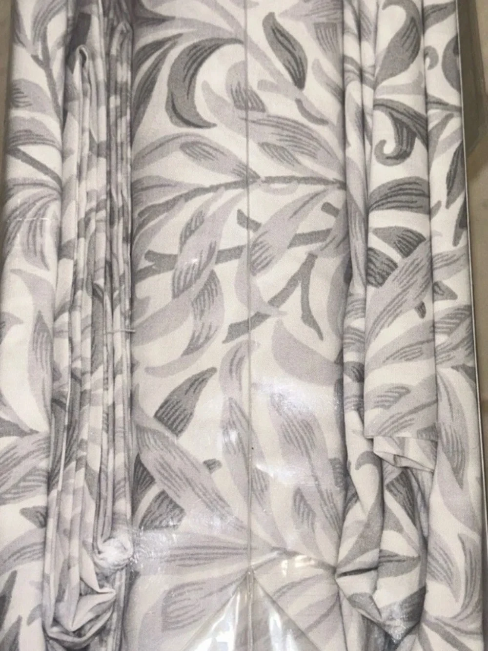 New William Morris Willow Bough King Sheet Set ~Dove Gray~ 4-Piece